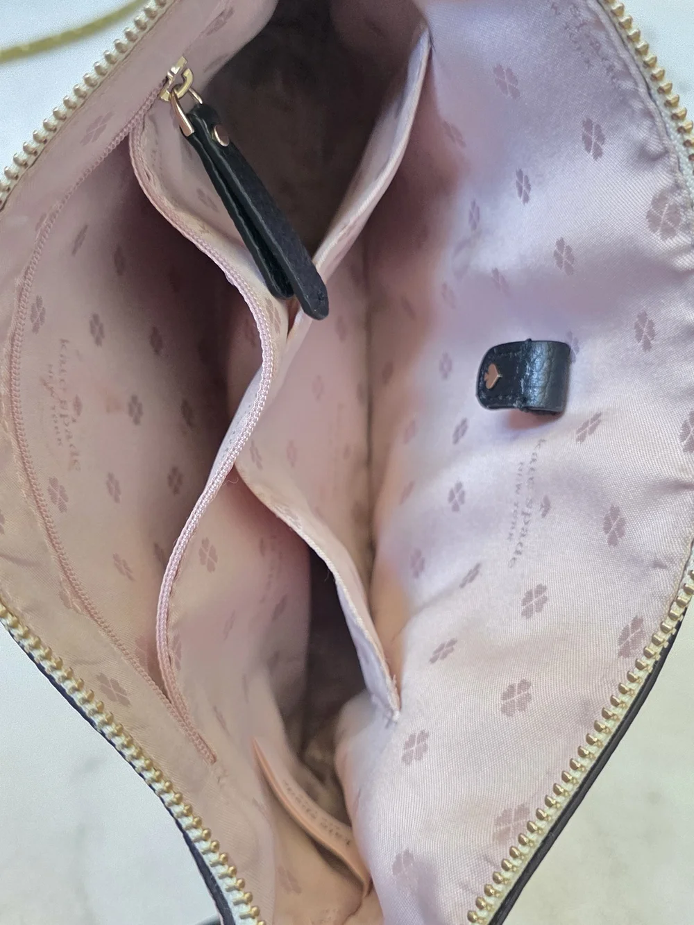 Kate Spade New York Polly Medium Crossbody in Pink and Cream Colorblock